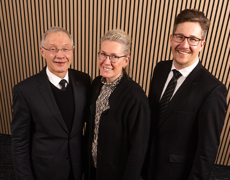 Familien-Portrait von Torsten, Bettina und Brix Koop